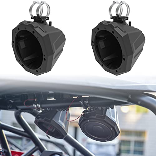 SAUTVS UTV Speaker Cage Swivel Pods, Speaker Enclosure with 1.75