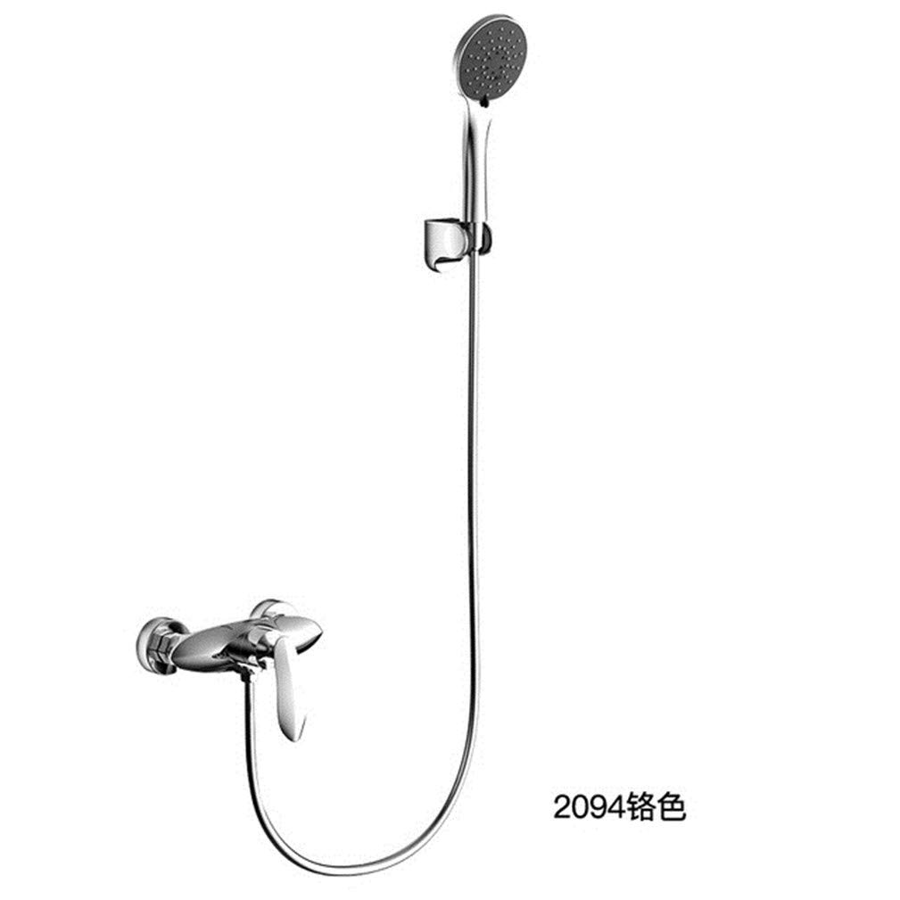Robinet de douche baignoire laiton mitigeur mural chaud froid salle de bain