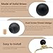 Antrader Lamp Finials Black Lamp Finial Caps Knobs Fit Both 3/8