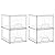 4 Pack Stackable Makeup Organizer,4.4'' Tall Acrylic Bathroom Organizer and Storage Drawers, Clear Plastic Drawer Storage Bins For Vanity, Undersink, Cabinets, Pantry