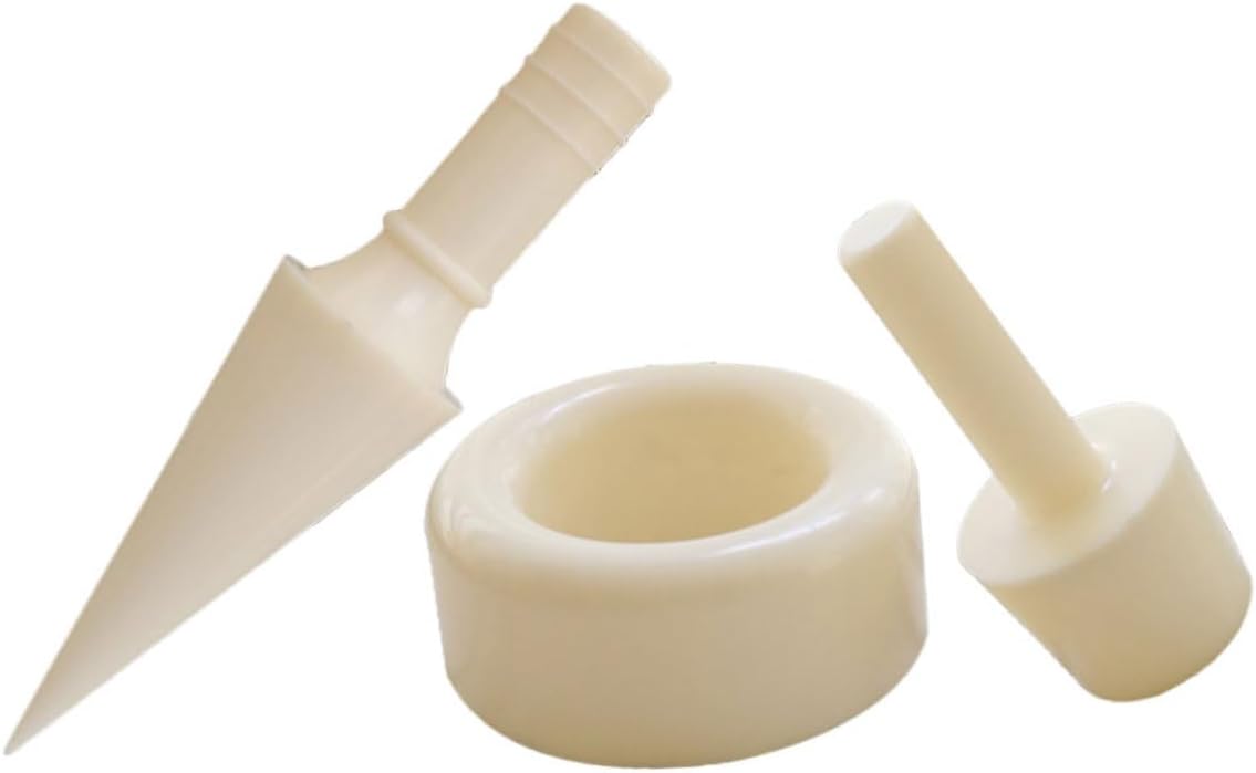 Waffle Cone Mold 3 Sets Cone Mold Waffle Cone Maker for Cream Cone Roller Dessert Making Mold Kitchen Mold Baking Cone Shaper Ice Cream Cones Mold Waffle Cones Roller Beige