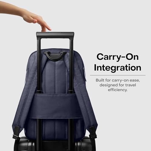 Carry All Backpack 20L - Water-Resistant, Luggage Backpack for Men & Women - With Internal Dividers, Multi Pocket - Ideal for Travel, Work - Stylish, Quality & Durable - French Navy2