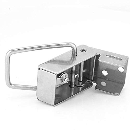 Stainless Steel Hasp, Safety Lock Box Case Toggle Latch Catch Buckle Clasp with 2 Keys for box Cabinets and More(Steel wire 70mm) - Image 3