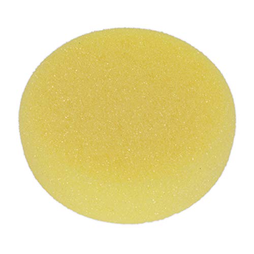 Sealey PTCCHV150Y Buffing & Polishing Foam Head Hook & Loop Ø150 x 50mm Yellow/Coarse