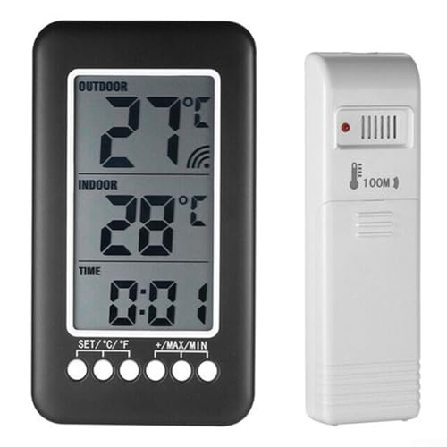 Thermomètre numérique sans fil intérieur extérieur pour éviter le gel des plantes de jardin