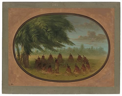 Poster Sioux George Catlin 50x70 cm pour vibrer au rythme de l'histoire