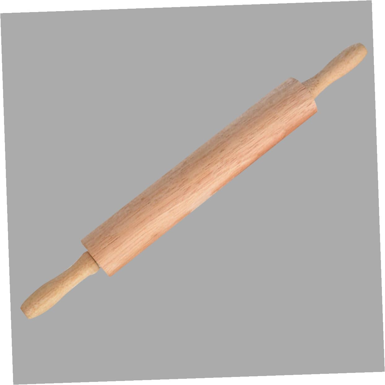 Sosoport 2 Stück Wachsfreies Nudelholz 47x6 Cm mit Rostfreien Lagern Küchenwerkzeug für Fondant und Kekse zum Backen