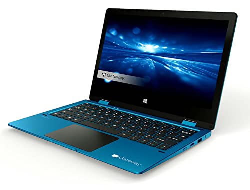 Newest Gateway Touchscreen 11.6 Hd 2-In-1 Convertible Laptop In Blue Intel N4020 4Gb Ram 64Gb Ssd Mini-Hdmi Webcam Windows 10 S #TOP1
