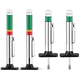 INBOF 4 Pack Tire Tread Depth Gauge, Color Coded Tire Depth Gauge Tool 32nds
