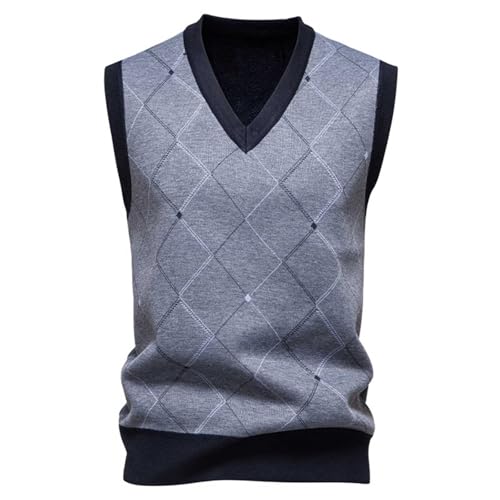 Mens Sweater Vests V Neck Cable Twist Knit Sleeveless Vest Business Casual Pullover Sweaters Stretch Fall Fashion 2025
