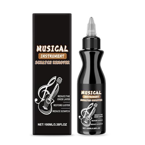 TBTFW Musical Instrument Scratch Remover Polish - Guitar & Instrument Care Solution Restores Shine, Eliminates Surface Scratches for Premium Finish​(3.38 oz)