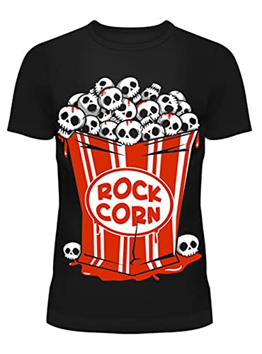 Cupcake Cult Rock Corn Gothique Punk Sombre Crâne Personnage Tee T-Shirt Cover