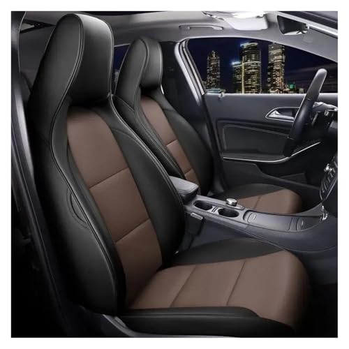 Housse de siège voiture pour Benz GLA CLA Classe A | 2 sièges avant Black Coffee