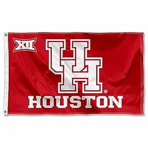 Houston Cougars Big 12 Conference Large Grommet Banner Flag