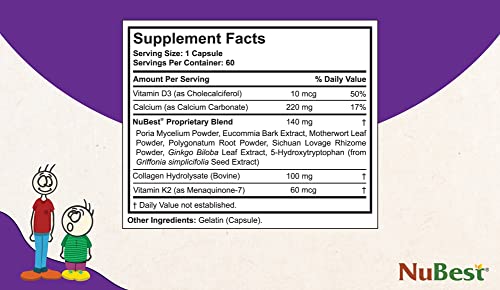 Nubest Tall 10+ - Advanced Bone Strength Formula - Supports Immunity, Healthy Development & Optimal Wellness - For Children (10+) & Teens Who Drink Milk Daily - 2 Pack | 2 Months Supply #TOP3