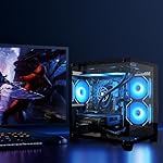 Gaming PC Desktop Computer, Ryzen 7 5700X,RTX 4060,32GB DDR4 RAM and 1TB M.2 NVMe SSD, 240 Liquid Cooler, ARGB Fans,Game Design Office (R7 5700X / RTX 4060 / 32GB DDR4 / 1TB SSD) - Image 2