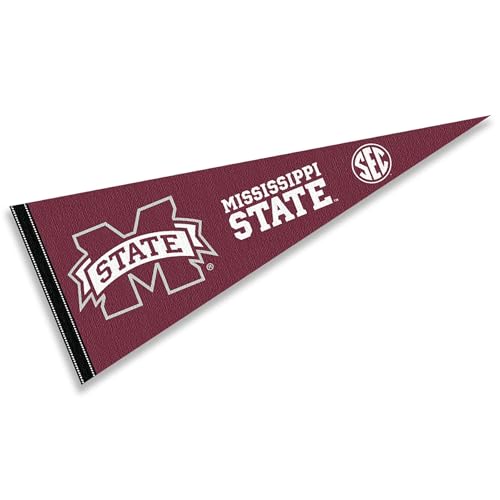 Mississippi State Bulldogs SEC Pennant Flag