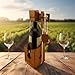 Think-n-Drink Fun Bottle Gift Lock Challenge Puzzle Game Wood Brain Teaser for Adults Party and Gathering