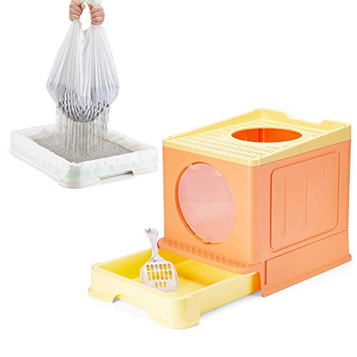 top entry sifting litter box