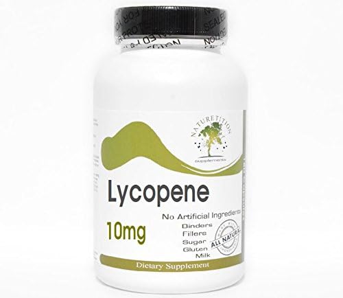 Lycopene 10mg ~ 200 Capsules - No Additives ~ Naturetition Supplements