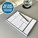Daily Planner Desk Pad, Undated Tear Off To Do List Pad with Priorities and Notes, Thick 120gsm Paper, 100 Sheets, Small Desk Pad for Work Office, 5.6 x 8.3 Inches
