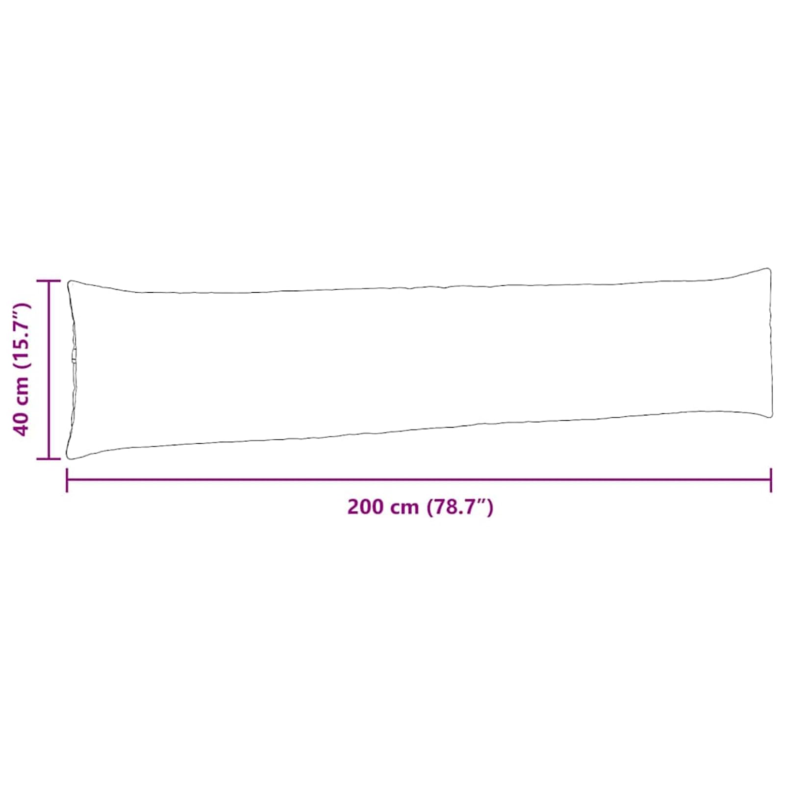 Cuscino per divano 2 pezzi, beige, 200 x 40 cm, in tessuto, sfoderabile, imbottitura in poliestere, per soggiorno e camera da letto