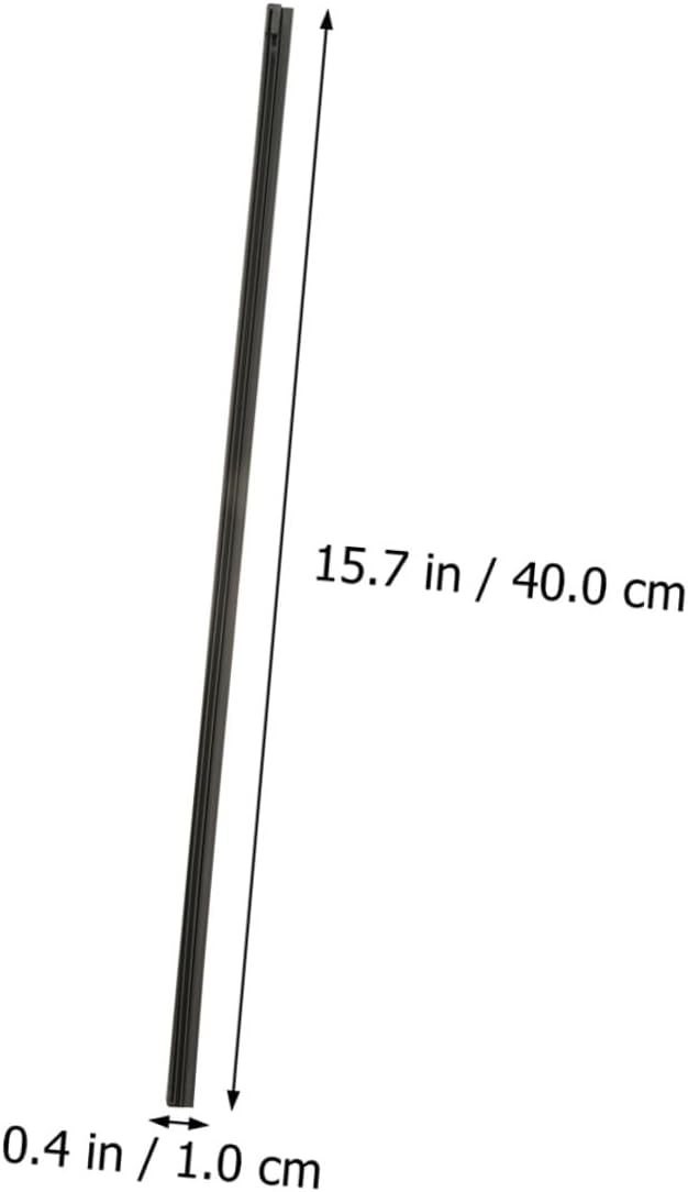 2pcs Windshield Wiper Blades for Auto Rubber Strips No Squeak Optimal Visibility