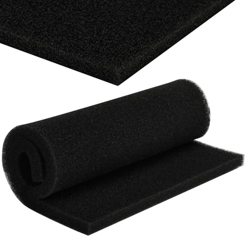 Mousse de Filtre à Air Éponge Filtrante 30cm*21cm*5mm Universelle à Découper Mousse Filtrante pour Moto Scooter Débroussailleuse Aspirateur Tondeuse...