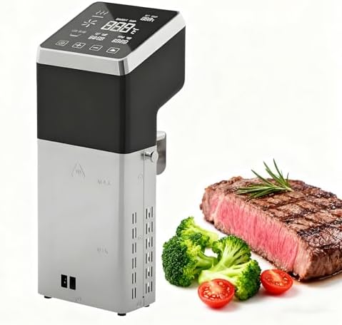 Sous Vide Machine, Sous Vide Cooker,with Accurate Temperature&Timer, 1600W,for Vacuum-Sealed Meat or Vegetables