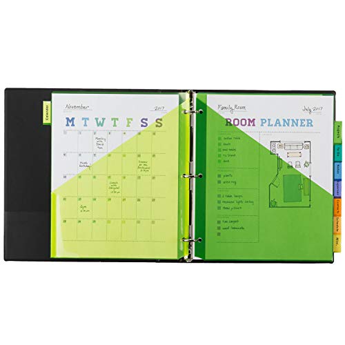 Avery 8-Tab Plastic Pocket Dividers For Home Office Or Homeschool Supplies, Insertable Multicolor, 3 Sets (11907) #TOP7