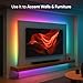 Nanoleaf RGBW Lightstrips with Matter, 16.4ft 50 Color Zones Bluetooth & WiFi Smart LED Strip Lights Work with Apple Home, Google Home, LED Lights for Bedroom, App & Voice Control