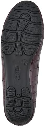 CLIFFS BY WHITE MOUNTAIN Women's Shoes Glowing Loafer Flat, Burgundy/Croco/Print, 7 M | Image 6