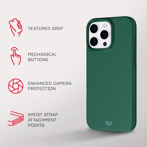 Image of Tech21 EvoLite case for iPhone 16 Pro Max - Ultra Thin - Impact Protection Case - in Forest Green