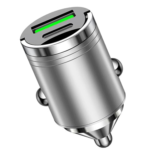 VK[\Pbg USB & USB C J[`[W[ 2|[gPPS 25WΉ PD 30W QC3.0/-}[d/S/y Type C J[`[W[ 12V/24VԑΉ oȂ [\Pbg USB ԍڏ[d