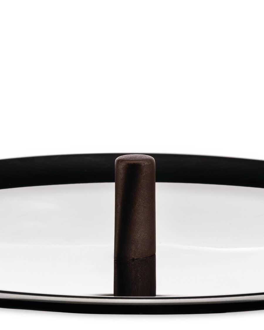 Alessi edo Lid with knob, diameter 16, steel,brown - Image 2