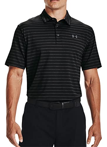 Polo UA Playoff Core Stripe aux finitions premium pour golfeur exigeant