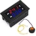 0-50 A Amperemeter, 100~300 V Wechselstrom Voltmeter mit LED Digitalanzeige und Transformator(Rot blau)