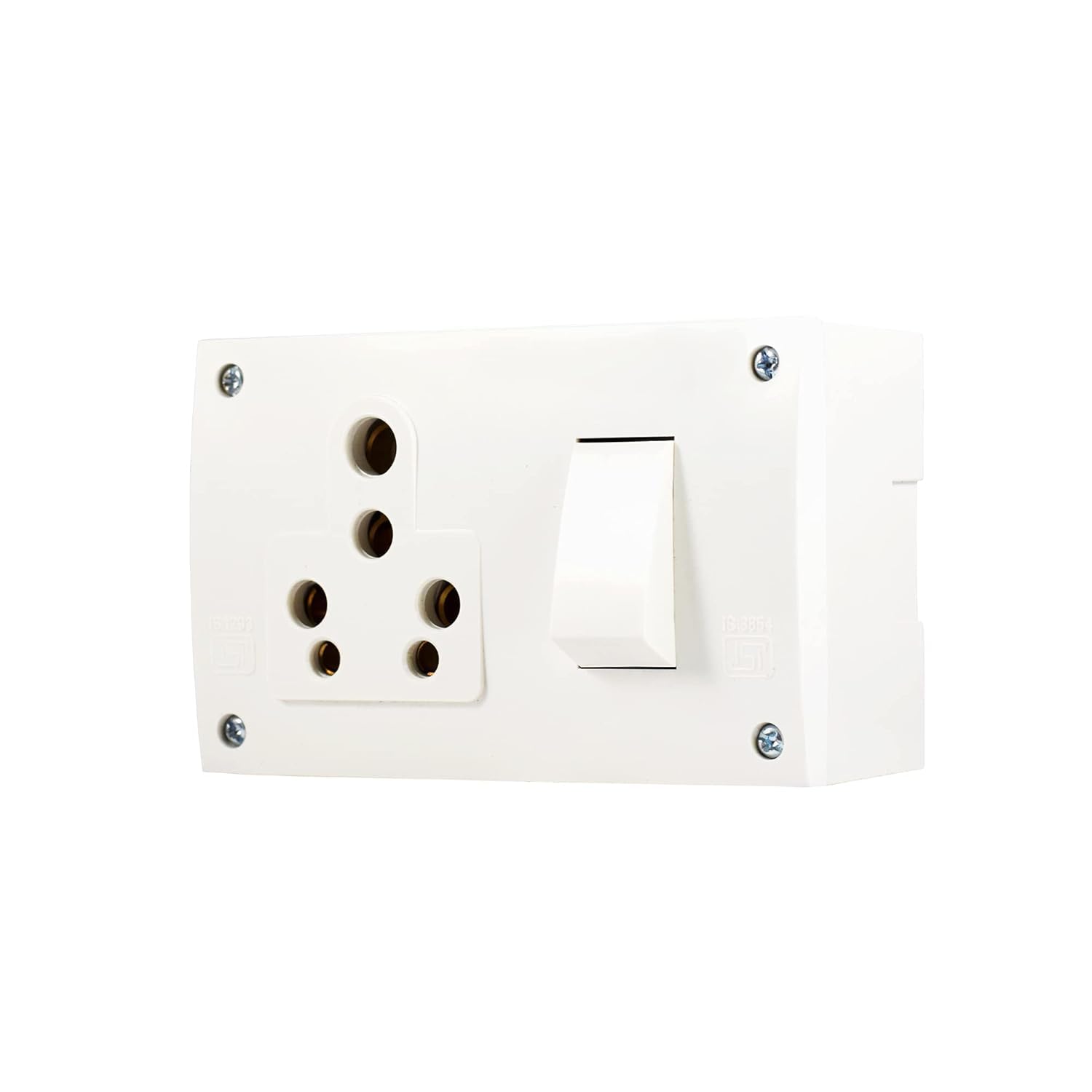 Pack of 10 Pieces 16AMP Non Modular Electrical Switch Socket Combined with box (ESP65)-image-41