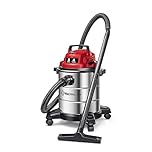 Vacmaster Red Edition VOC508S 1101 Stainless Steel Wet Dry Shop Vacuum 5 Gallon 4 Peak HP 1-1/4 inch Hose Powerful Suction with Blower Function