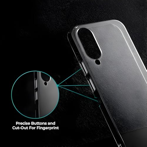 Image of Lifetime Anti-Yellow Clear Back Cover Case for Vivo Y17s (Sleek Crystal Hard Back | Shockproof Protection with Camera Protection)