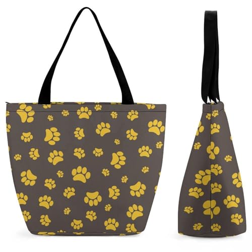 Sac à main marron pour femme : grand sac à bandoulière shopping 28.5x18x32.5cm