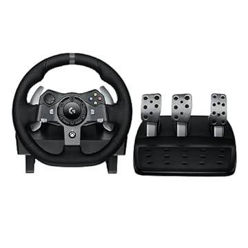 Volante Logitech G920 Driving Force e Pedais com Force Feedback para Xbox Series X|S, Xbox One, PC, Mac