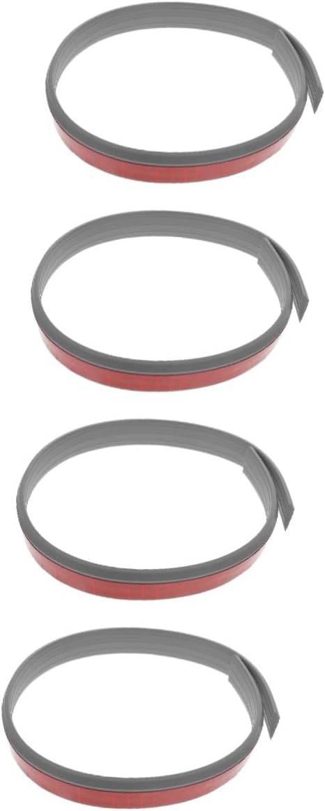 BESTYASH 4pcs Ramp for Doorway Transition Slope Pad for Indoor Use for Sweeping and Wheelchairs Design Suitable for Step Heights up