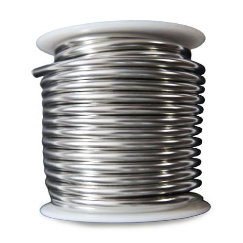 Image of AIM Lead-Free Plumbing Solder, Silver Bearing, 0.125inch dia, 1 Lb Spool