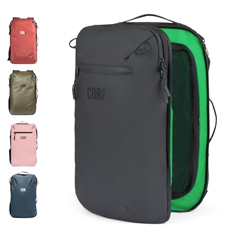 [COR Surf] アイランドホッパーバックパック | 究極のトラベルパック（28L、ブラック