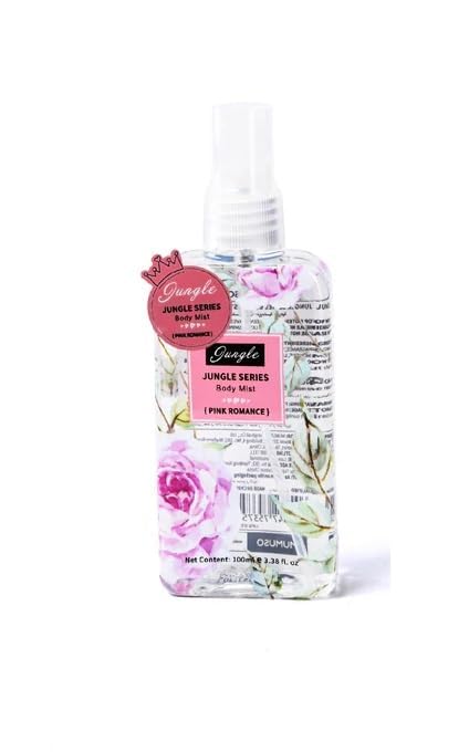 Gungle Jungle Series Pink Romance Body Mist for Women, Long Lasting Floral Fragrance, 100ml-image-33