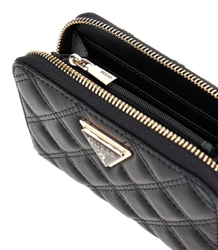 GUESS Giully Zip Around Wallet compagnon noir chic de vos sorties citadines - 2