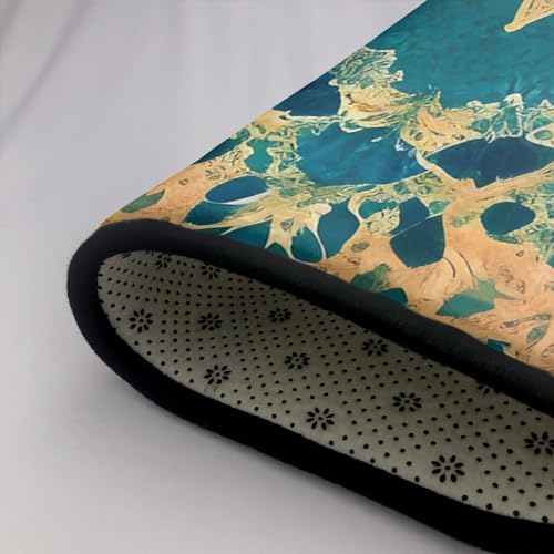 Tapis de sol en flanelle anti sol mouillé : velours fin absorbant 91cm - 6