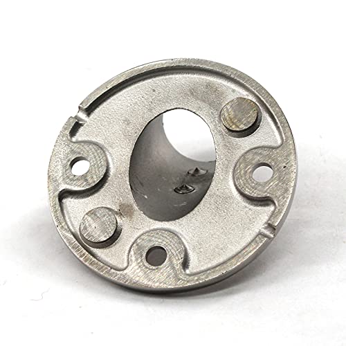 Zerniple Boat Railing Fittings Deck Hardware 316 Stainless Steel 45 Degree Tube Base Rod Flange Holder (pack of 2) - Image 4