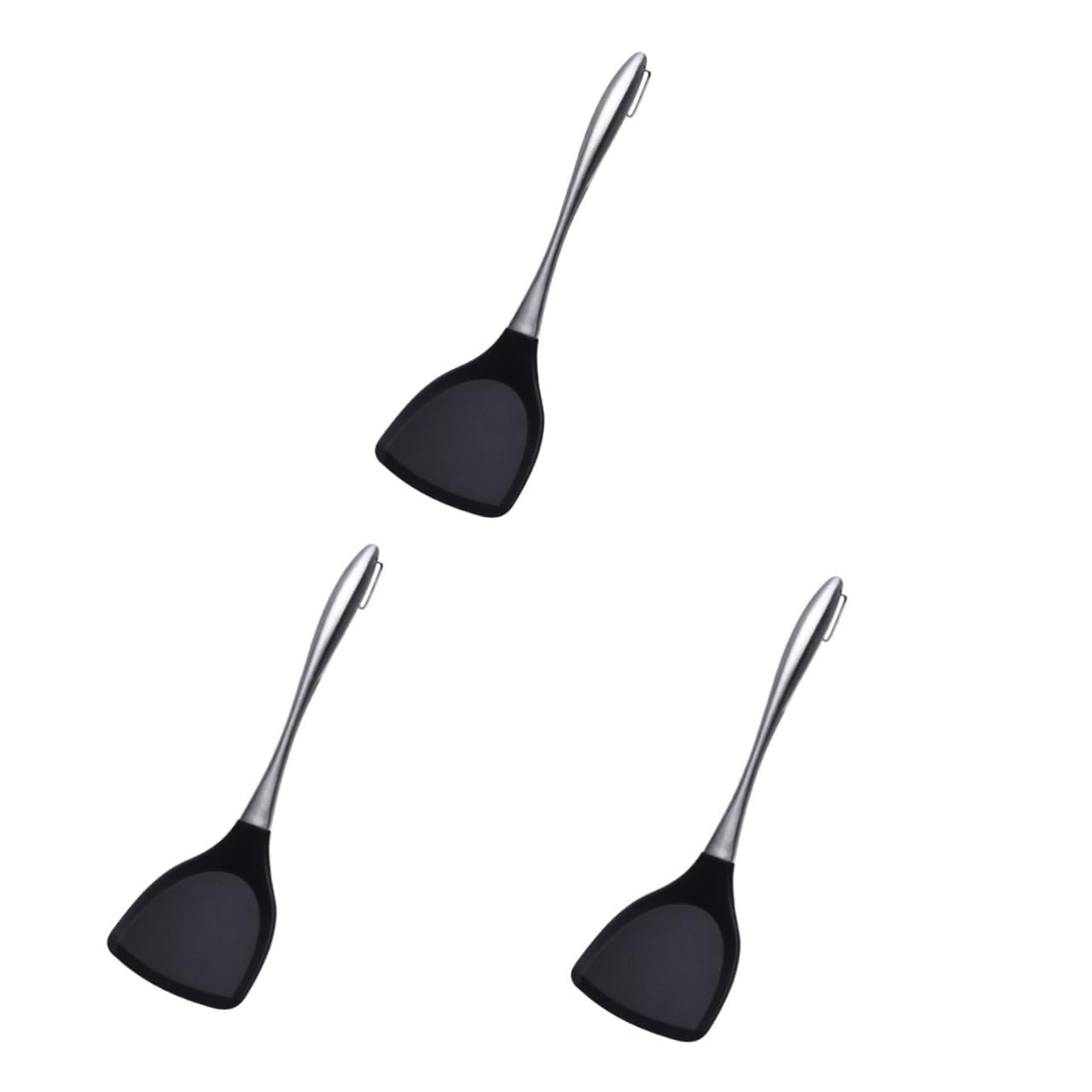 Hohopeti 3 Pezzi di Spatola in Silicone Essenziale Senza Impugnatura per Utensili da Cucina